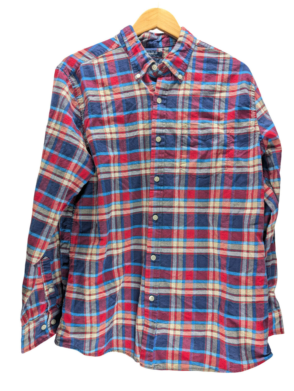 Saddlebred Button Down Shirt Men’s Tailored Fit Plaid